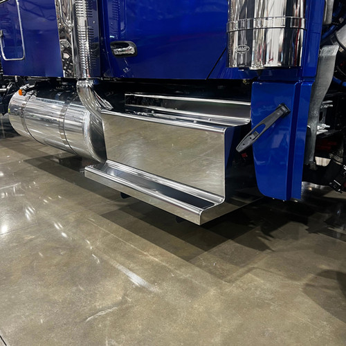 Stainless Steel Step Box- Passenger Side Fits Peterbilt 589
