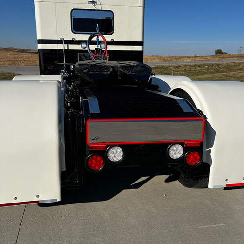 304 Stainless Steel Frame End Cap By Iowa Customs Fits Peterbilt 589