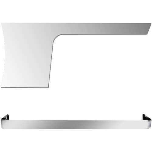 4 Inch SS Blank 1 Piece Cab-Cowl And Sleeper Panels For Peterbilt 389 Non-Urea With 63/72 Inch Sleeper