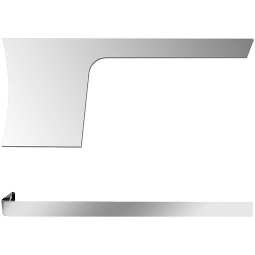 4 Inch SS Blank 1 Piece Cab-Cowl And Sleeper Panels With Wrap For Peterbilt 389 Non-Urea With 70/78 Inch Sleeper