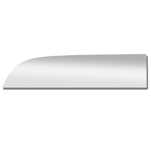 8 Inch Stainless Steel Top Of Door Chop Trim, For Peterbilt 579
