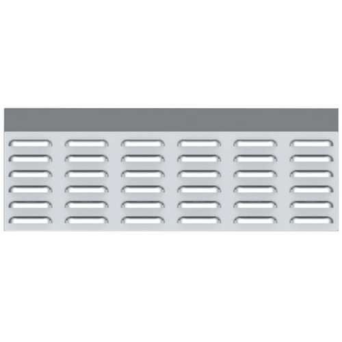 Stainless Steel Louvered Sleeper Shock-Air Bag Cover By Roadworks Fits Peterbilt 36, 48, 63 Inch Sleepers - Std. Or Extd. Base
