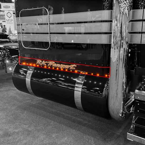 Stainless Steel Sleeper Panels By Iowa Customs Fits Peterbilt 589