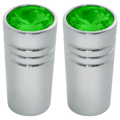 Chrome Aluminum 2.25 Inch Jeweled Switch Extension W/ Color Options Fits Peterbilt