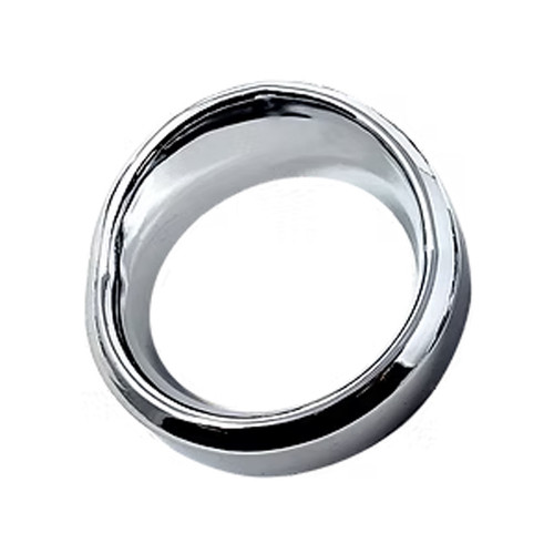 Snap On Chrome Aluminum Small Gauge Cover W/ Visor By Lifetime Nut Covers Fits Peterbilt 2005 & Newer