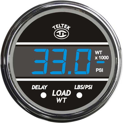 Blue Digital Load Weight Gauge For Peterbilt