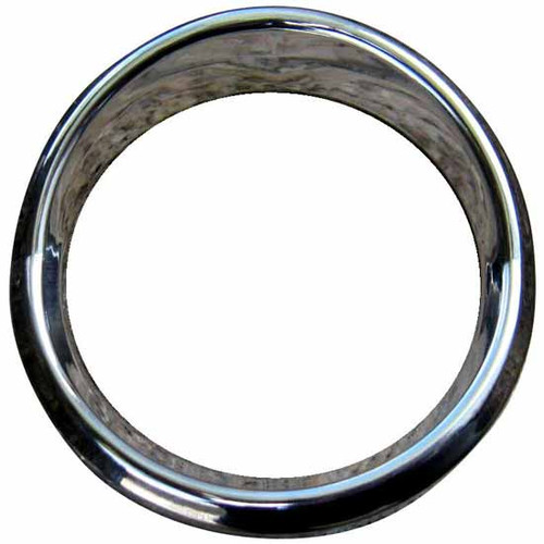 Chrome Small Gauge Bezel With Visor For Peterbilt 2006-Newer
