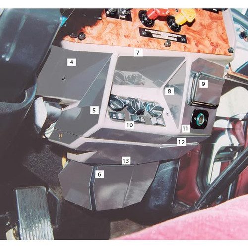 Control Panel And Lower Dash Trims By Turnpike Truck Trim Fits Peterbilt