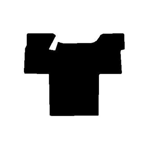 Black Front Floor Mat For Peterbilt 579 With Automatic Transmission