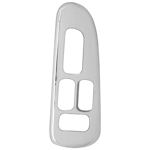 Chrome Plastic Window Switch Trim With 4 Openings - Driver Side For Peterbilt 357, 378, 379, 385 And 386