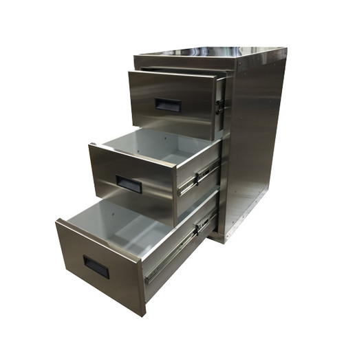 24 Inch 3 Drawer Storage Solution 12 X 18.5 X Fits Peterbilt 300 Series