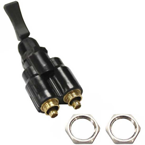 4 Inch Peterbilt, Kenworth, Volvo In-Line Quick Release Air Toggle Valve 1/ Blade Terminal