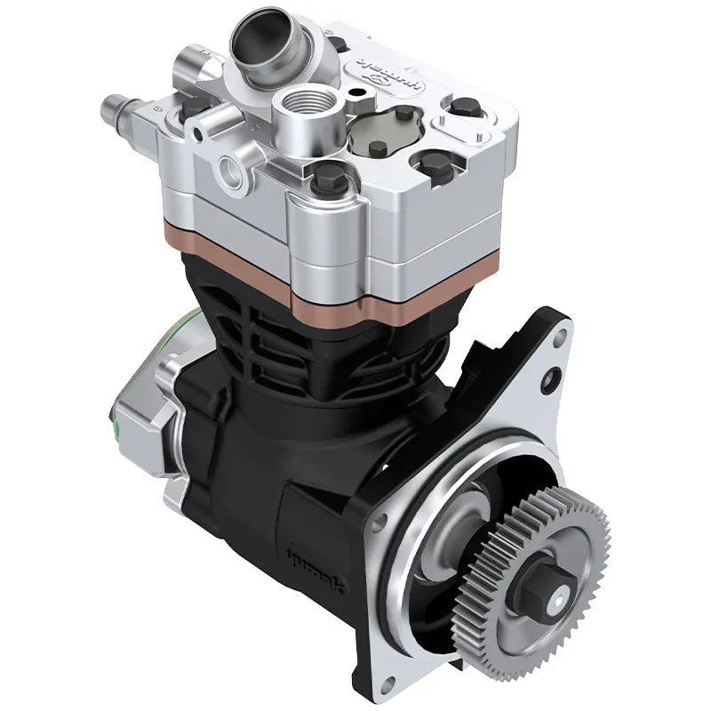 K035912X | Detroit Diesel Air Brake Compressor 1 Cyl For DD13, DD15