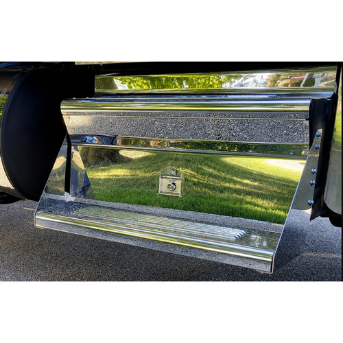 40 Inch SS Old Style Toolbox Full Cover For Kenworth