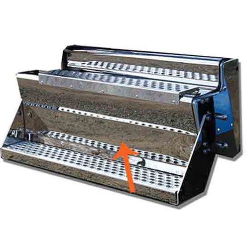 Stainless Steel Catalytic Box Step Cover For Kenworth W900