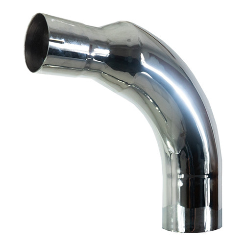 75 Inch 6 To 3. Chrome Exhaust Elbow Driver Side For Kenworth W900L 2019-2024