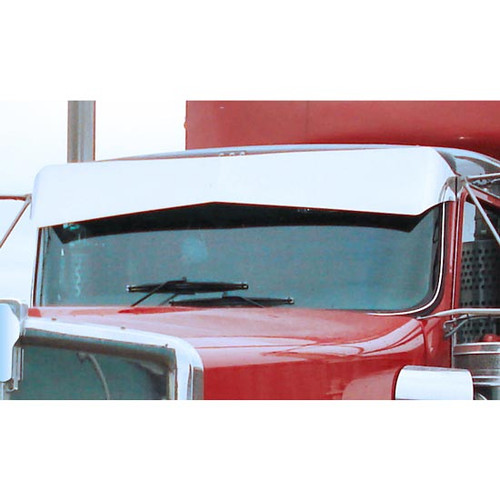 11 X 7 Inch Side Mount Paintable Reverse Bowtie Visor By 12 Gauge Customs Fits Kenworth AeroCab Fits Kenworth AeroCab