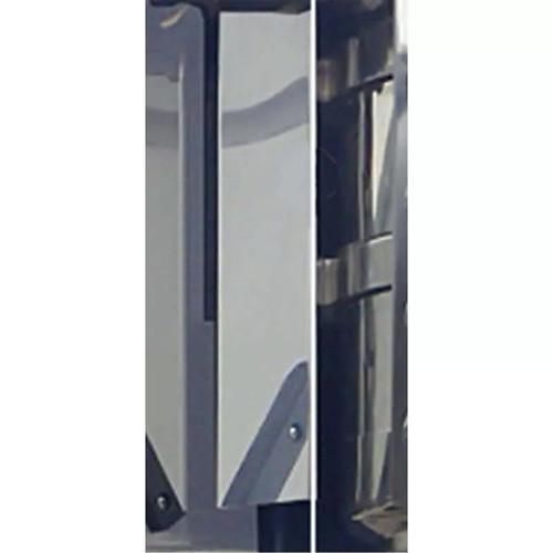 Blank SS Inboard Air Cleaner Panel By Roadworks Fits Kenworth W900L