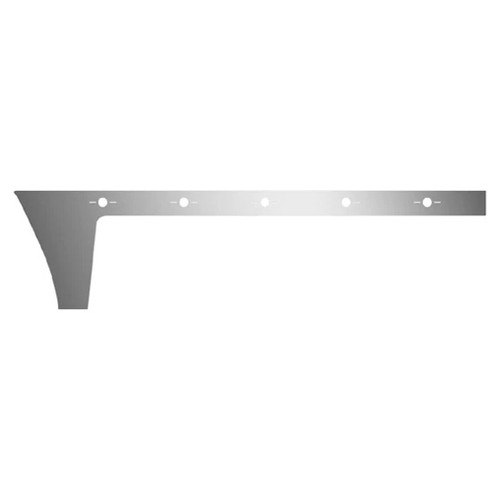 SS Cab Panel With Slotted Light Holes For Kenworth T170, T270, T370