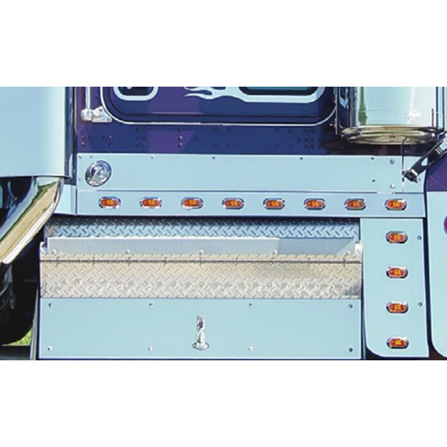 Cab Panels With M1 Amber Led / Clear Lens For Kenworth W900L