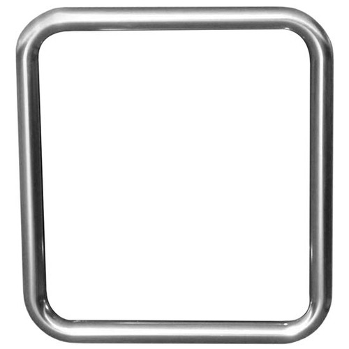 Large Stainless View Window Trim For Kenworth Daylight Doors