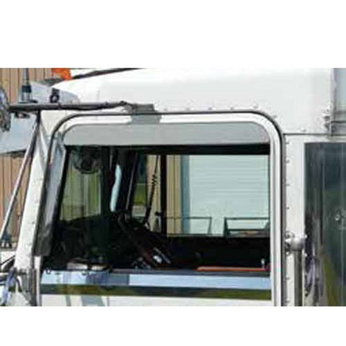 3 Inch Stainless Steel Door Chops By Roadworks Fits Kenworth T300, T600, T600B, T800, W900B, W900L With Non-Daylight Doors