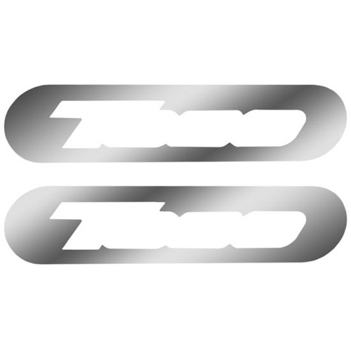 Stainless Steel Rounded Door Logo Trim For Kenworth T680 And T880