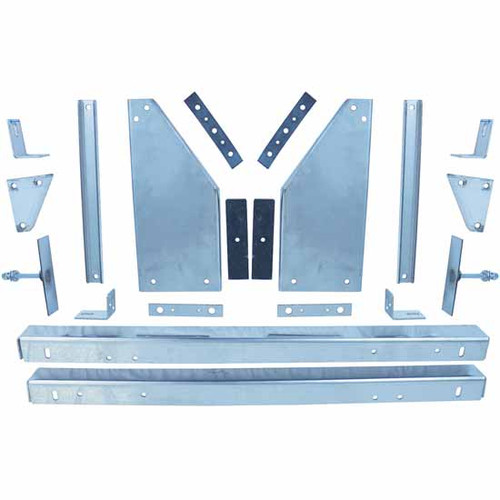 72 Inch Large Turbowing Mounting Kit For Kenworth Flat Top With Sleeper