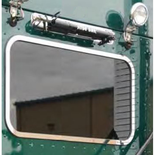 Stainless Steel Trim Dimpled For Center Slider Bar For Kenworth T680 And T880