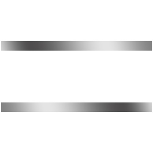 52 Inch 304 Stainless Steel Blank Sleeper Panels With O Extensions For Kenworth T680, T880, W990 With Dual Stacks