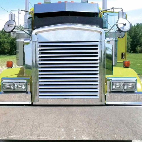 16 Stainless Steel Louvered Grille Bars For Kenworth W900L