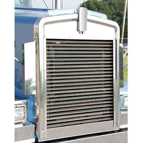 Stainless Steel Custom Python Series Grille Insert For Kenworth W900L