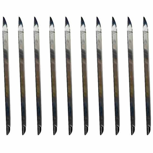 Custom Punched Stainless Steel 10 Piece Vertical Decorative Grille Bar Kit For Kenworth T880