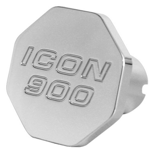 Chrome-Plated Aluminum Kenworth Knob W/ Icon 900 Engraved