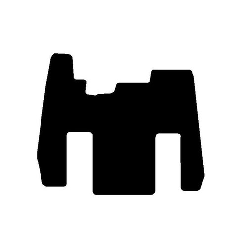 Black Front Floor Mats For Kenworth T600, T800 And W900