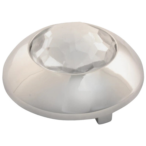 Button Covers Chrome Plastic With Colored Jewel Fits Kenworth