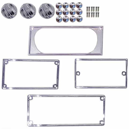 Dash Kit Side B Breakdown Trims, Knobs For Kenworth 2002-2005