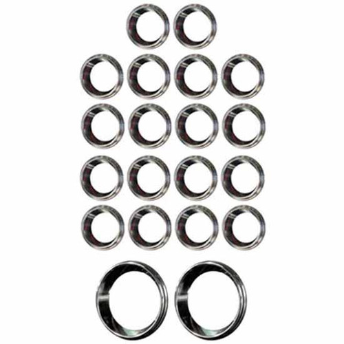 Chrome Gauge Bezel Kit For Dash For Kenworth 2006-Newer