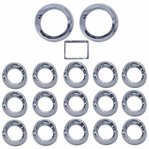 Dash Kit Small Gauge, Indicator Bezels For Kenworth 2002-2006