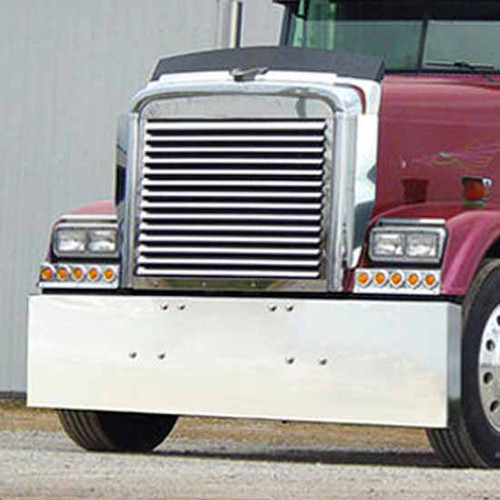 22 Inch Stainless Steel Boxed End Bumper For Freightliner Classic, Cabover Pre-2003