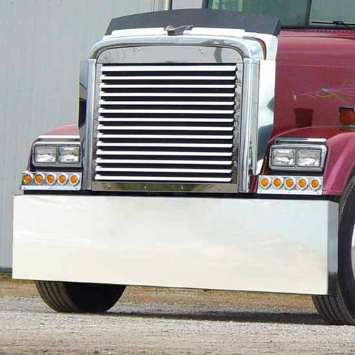 22 Inch Stainless Steel Boxed End Bumper Blind Mount For Freightliner Classic, Cabover Pre-2003