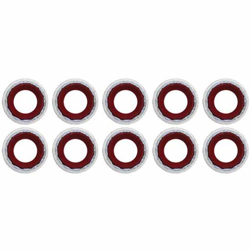 Ac Stat Seal Gaskets No 6 Red - 10 Pack For Freightliner Cascadia 113, 125