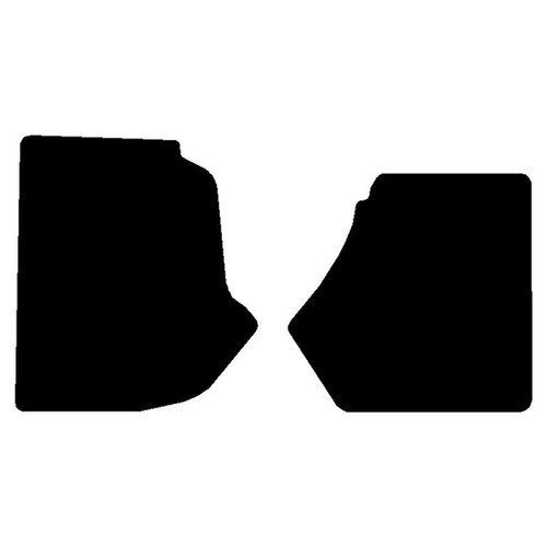 Black Front Floor Mats For Freightliner Coronado
