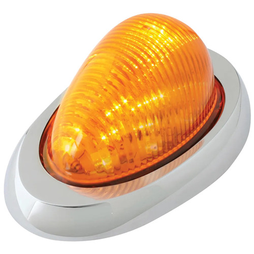 Side Fender Marker Turn Light 5 7/8 Inch W/ LED & Lens Color Options
