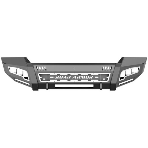 Road Armor Identity Front Bumper With Wide End Pods, Light Pod X3 Cube For Ford F-450/F-550