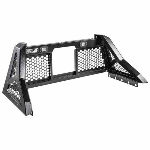 Savage Honeycomb Mesh Smooth Black Aluminum Cab Rack Fits Ford F250, F350 & F450 Super Duty 1999-2016