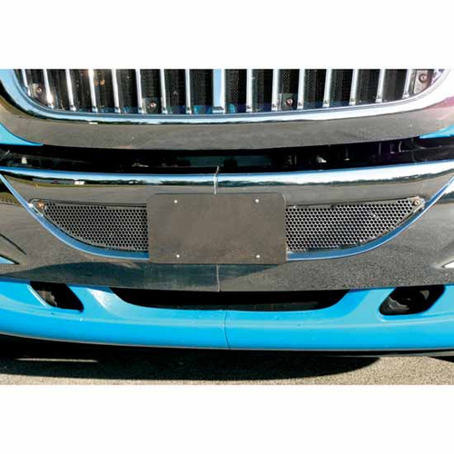 Stainless Steel License Plate Mounting Bracket For International Prostar 2008-2018 - Pair
