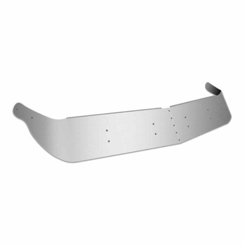 11 Inch Stainless Steel Drop Visor Fits International 9100/92/93/94/9900 Series W/ Flat Windshield
