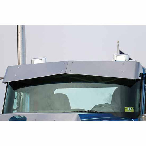 Stainless Steel Blank Untie Drop Visor By Roadworks Fits International HX520