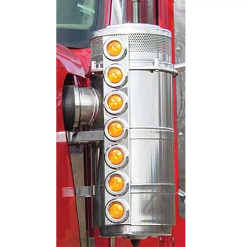 19.75 Inch Blank Front Air Cleaner Light Panel By Roadworks Fits International 9900ix